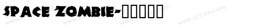 Space Zombie字体转换